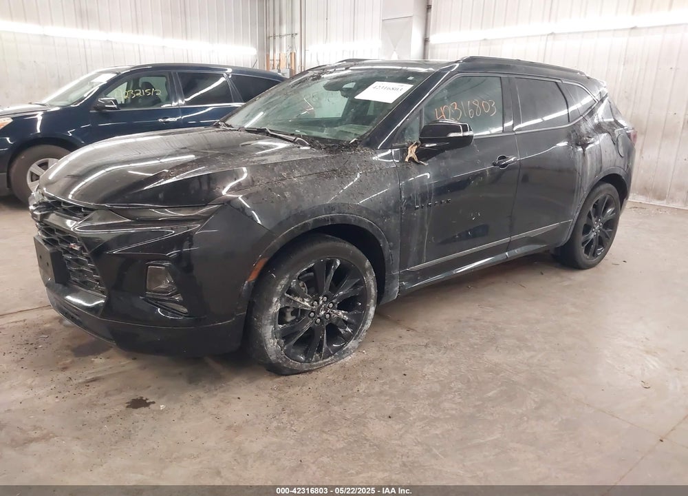 2022 CHEVROLET BLAZER VIN: 3GNKBKRS8NS175932