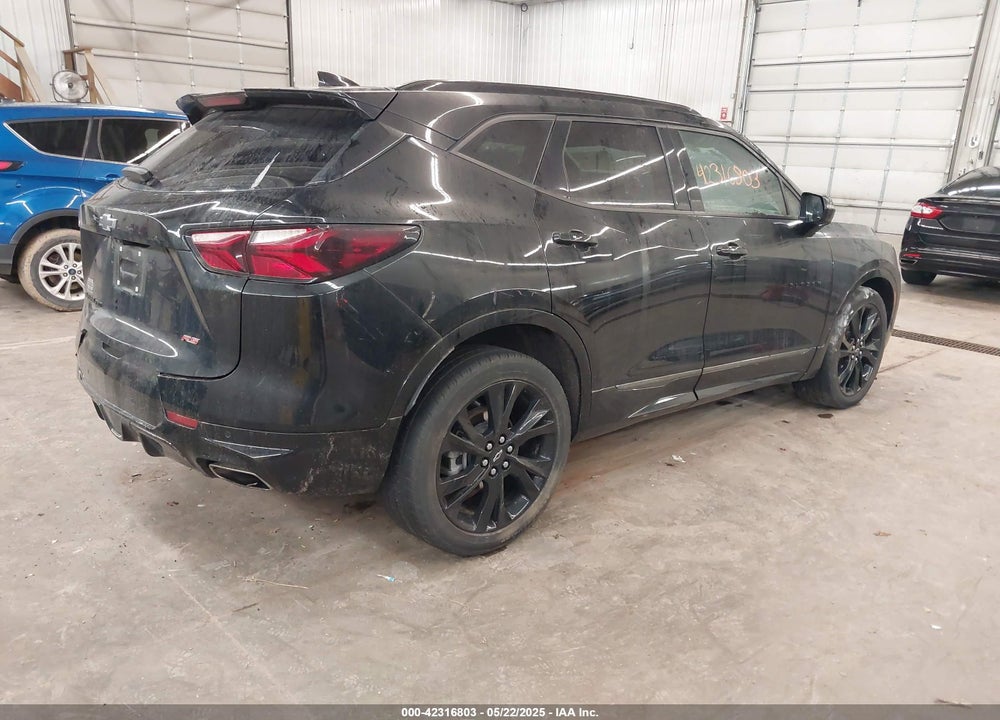 2022 CHEVROLET BLAZER VIN: 3GNKBKRS8NS175932