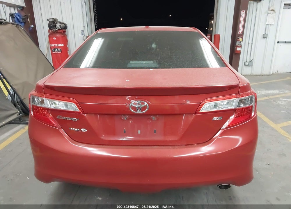 2012 TOYOTA CAMRY SE VIN: 4T1BF1FK4CU538604