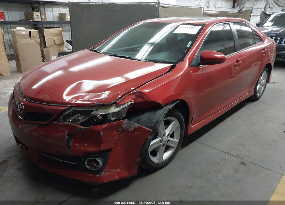 2012 TOYOTA CAMRY SE VIN: 4T1BF1FK4CU538604