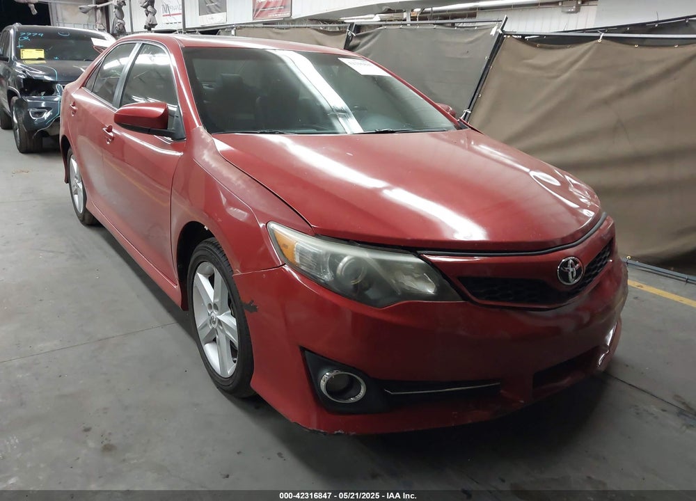 2012 TOYOTA CAMRY SE VIN: 4T1BF1FK4CU538604