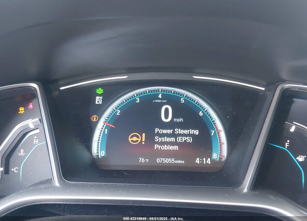 2017 HONDA CIVIC VIN: 19XFC2F76HE045514
