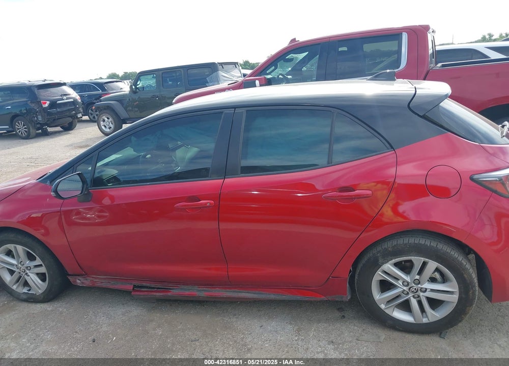 2022 TOYOTA COROLLA SE VIN: JTND4MBE8N3187270
