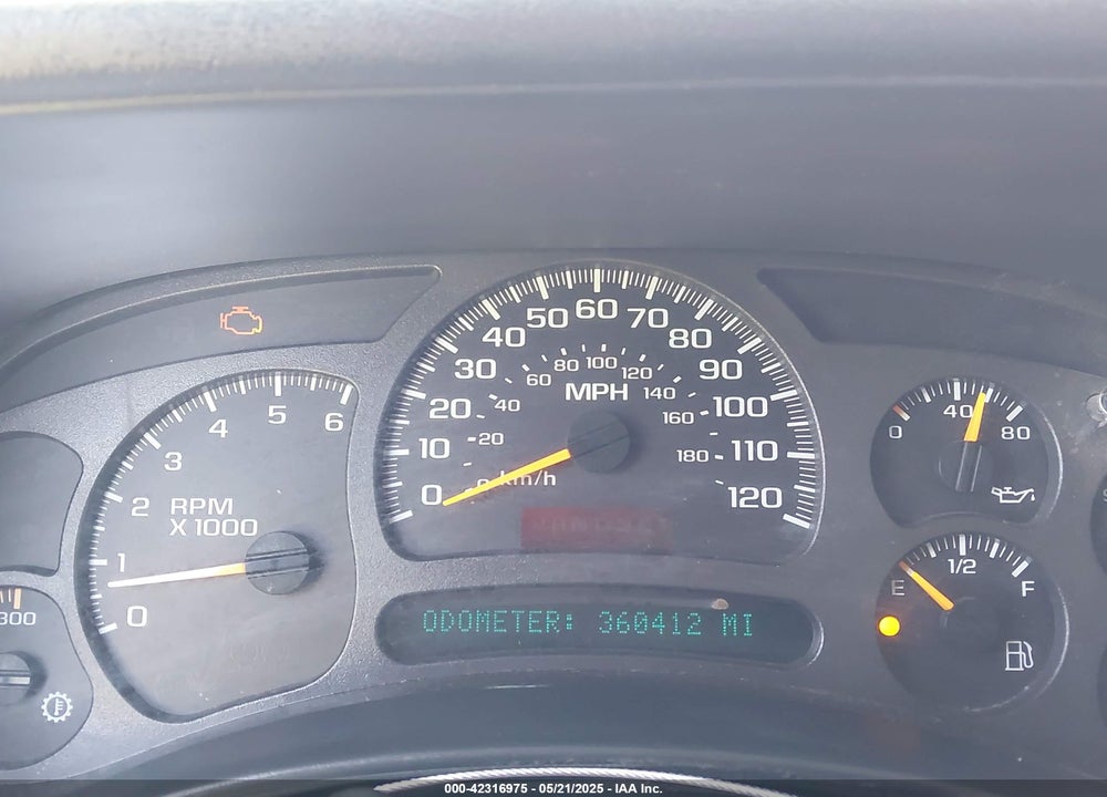 2003 CHEVROLET SILVERADO 2500HD VIN: 1GCHC29U93E354781