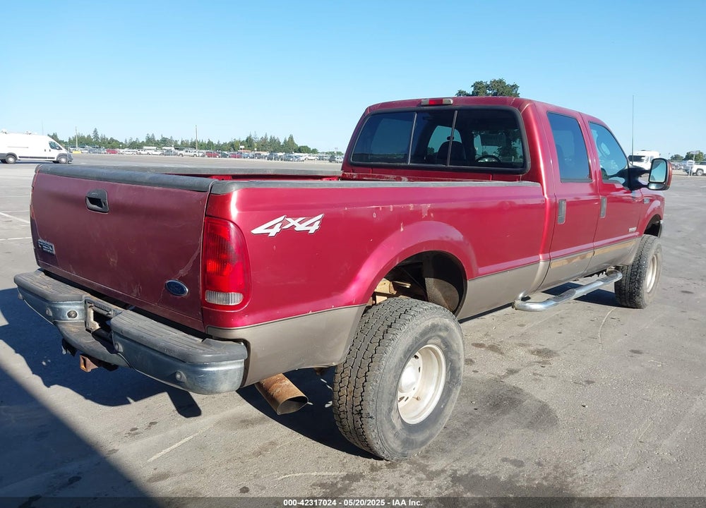 2003 FORD F-250 LARIAT/XL/XLT VIN: 1FTNW21P33ED52704