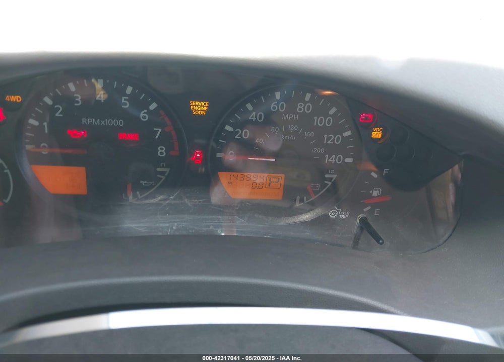 2010 NISSAN XTERRA VIN: 5N1AN0NW7AC512384
