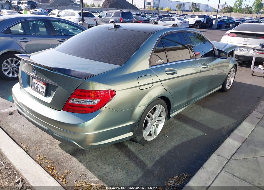 2013 MERCEDES-BENZ C VIN: WDDGF4HB2DR257744