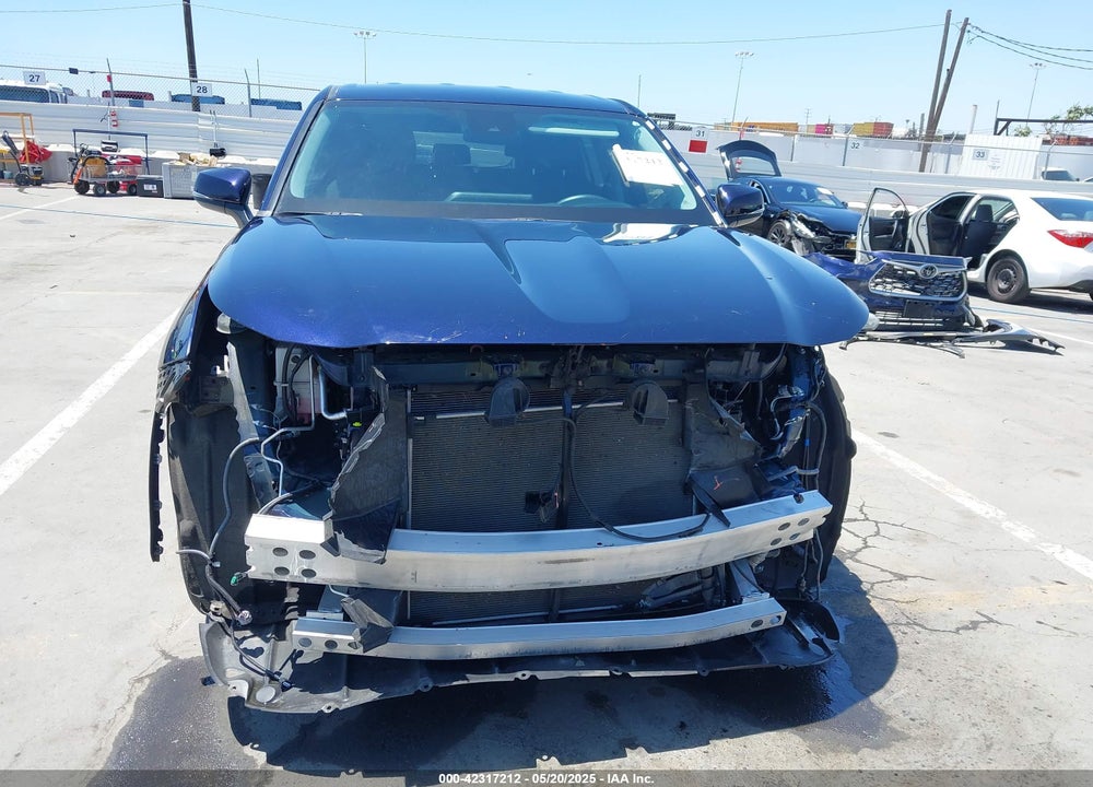 2022 TOYOTA HIGHLANDER VIN: 5TDZZRAH2NS550598