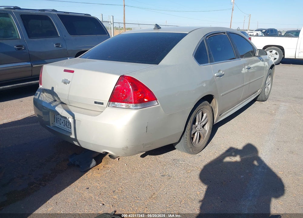 2012 CHEVROLET IMPALA VIN: 2G1WF5E31C1282093