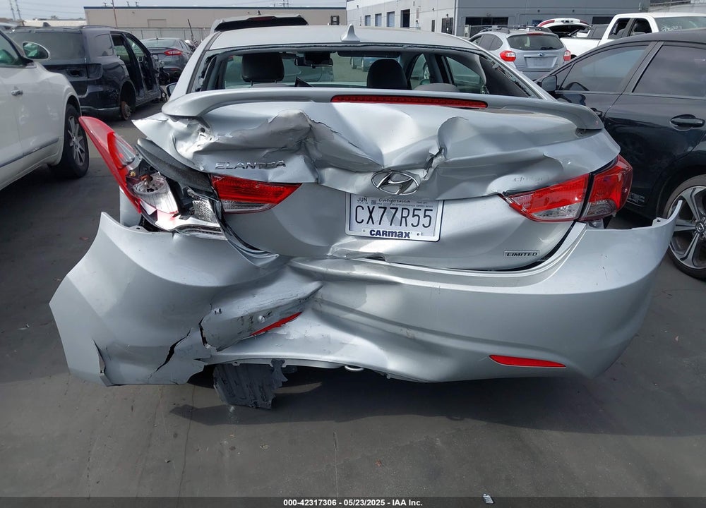 2013 HYUNDAI ELANTRA LIMITED VIN: 5NPDH4AE7DH341030