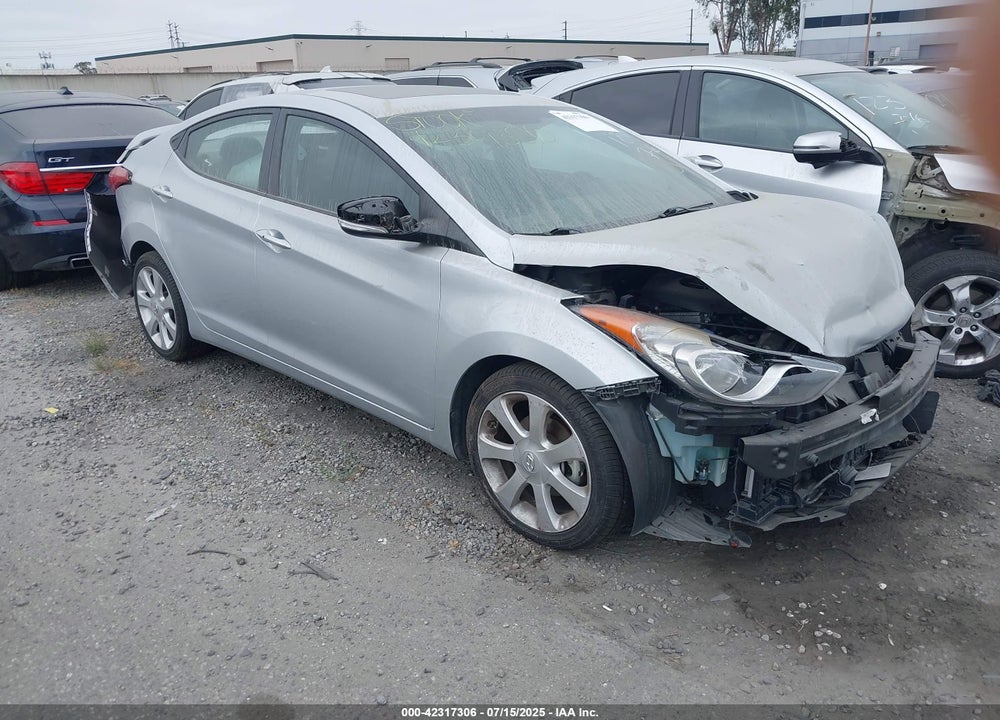 2013 HYUNDAI ELANTRA LIMITED VIN: 5NPDH4AE7DH341030