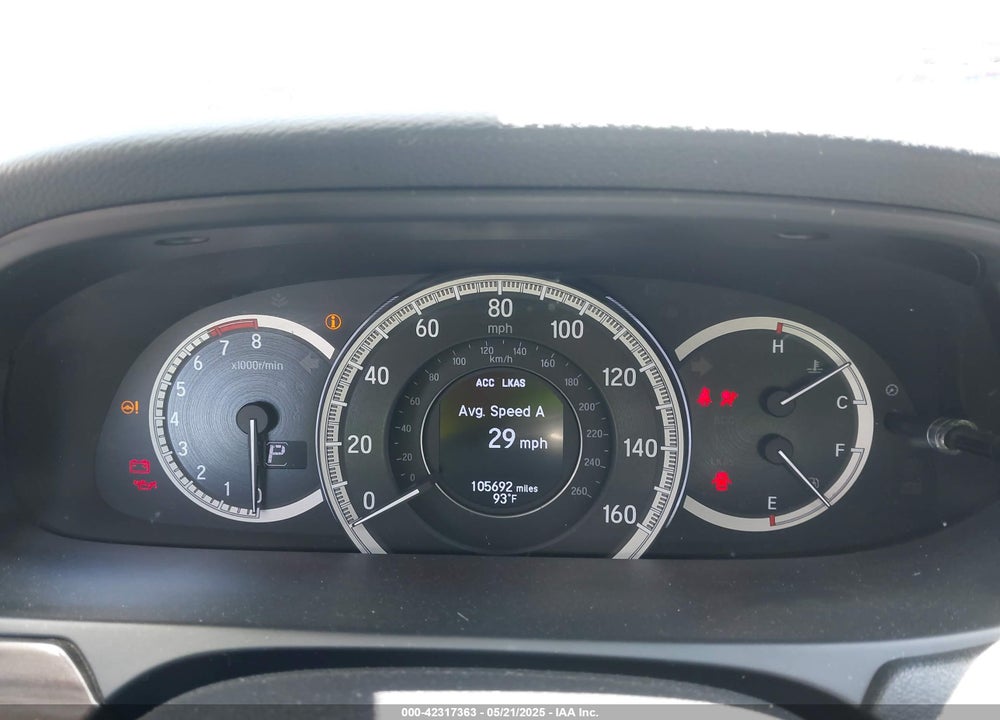 2017 HONDA ACCORD EX-L VIN: 1HGCR2F95HA175758