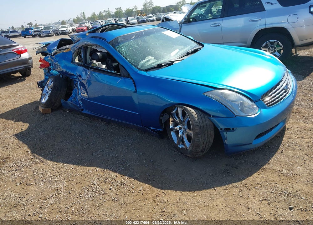2003 INFINITI G35 BASE W/LEATHER VIN: JNKCV54E03M216170