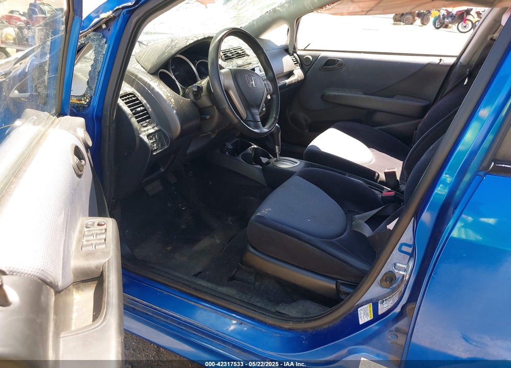 2007 HONDA FIT SPORT VIN: JHMGD38687S023276