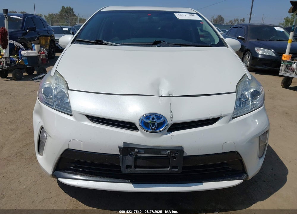 2012 TOYOTA PRIUS THREE VIN: JTDKN3DU7C5393057