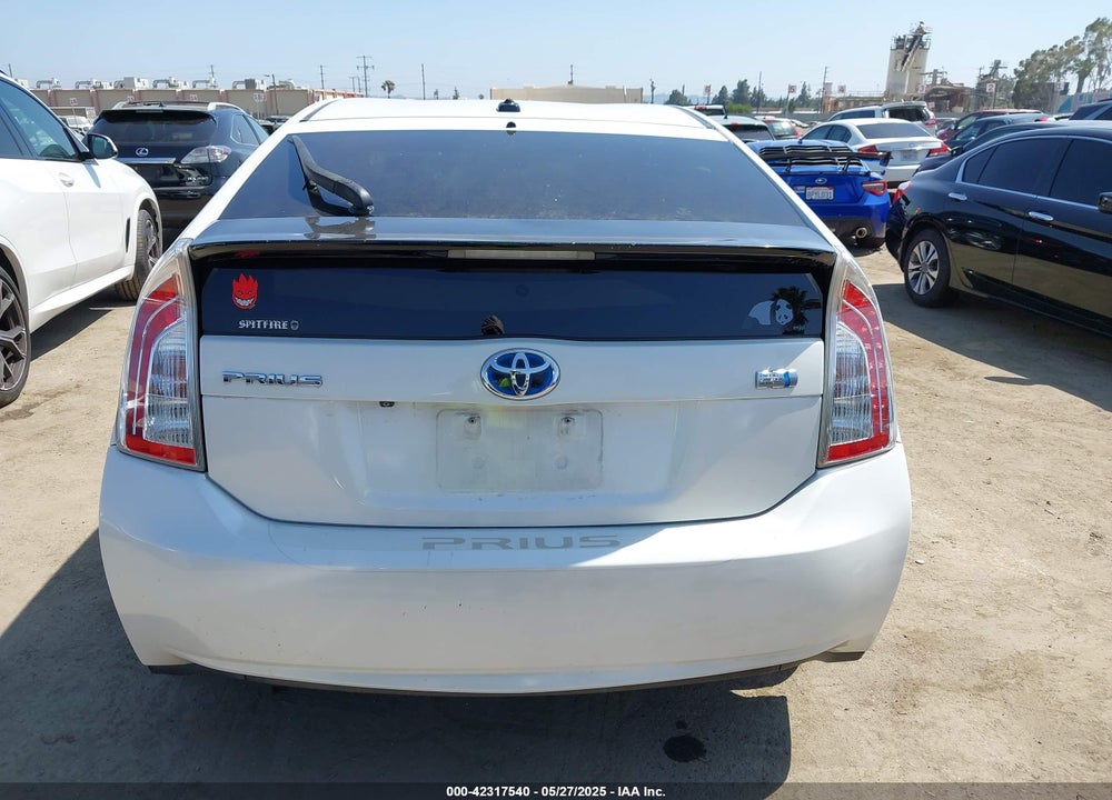 2012 TOYOTA PRIUS THREE VIN: JTDKN3DU7C5393057