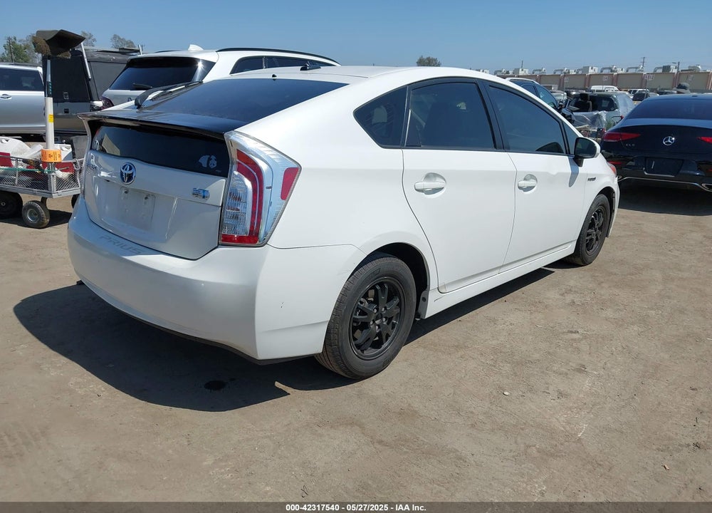 2012 TOYOTA PRIUS THREE VIN: JTDKN3DU7C5393057