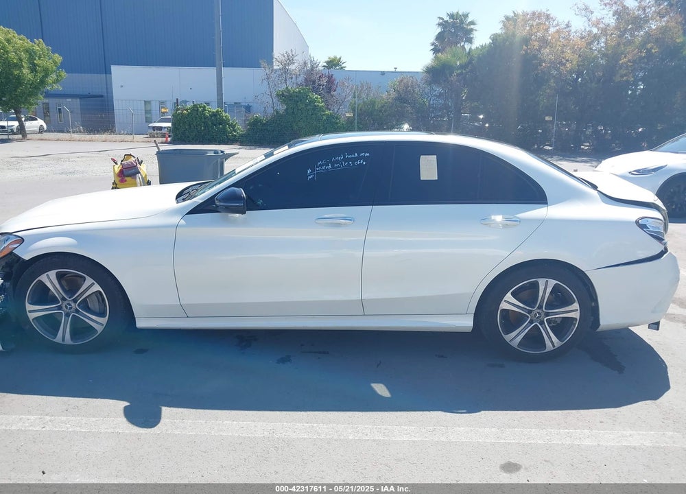 2018 MERCEDES-BENZ C 300 VIN: WDDWF4JB4JR410772