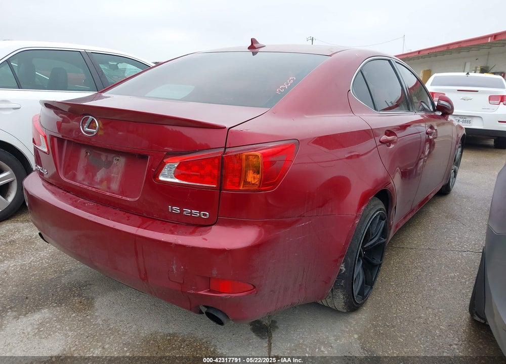 2010 LEXUS IS 250 VIN: JTHBF5C28A5123663