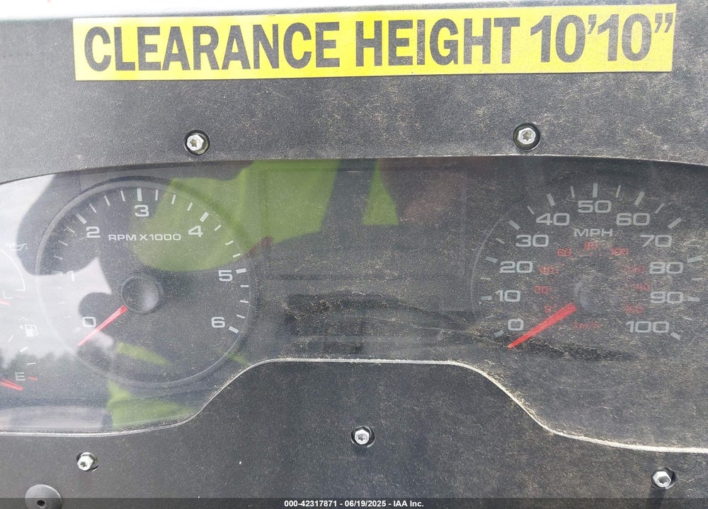 2019 FORD F-59 COMMERCIAL STRIPPED VIN: 1F65F5KY1K0A20736