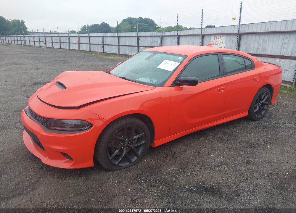 2022 DODGE CHARGER GT RWD VIN: 2C3CDXHGXNH133416