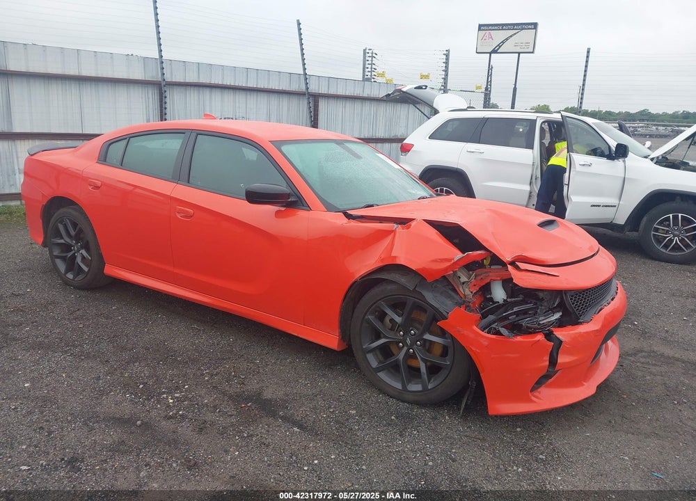 2022 DODGE CHARGER GT RWD VIN: 2C3CDXHGXNH133416