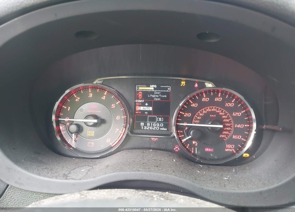 2016 SUBARU WRX STI VIN: JF1VA2M60G9802038