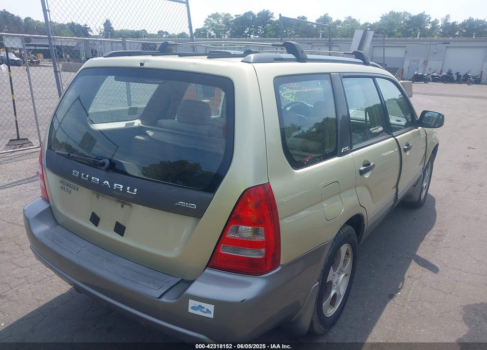2004 SUBARU FORESTER 2.5XS VIN: JF1SG65624H754437