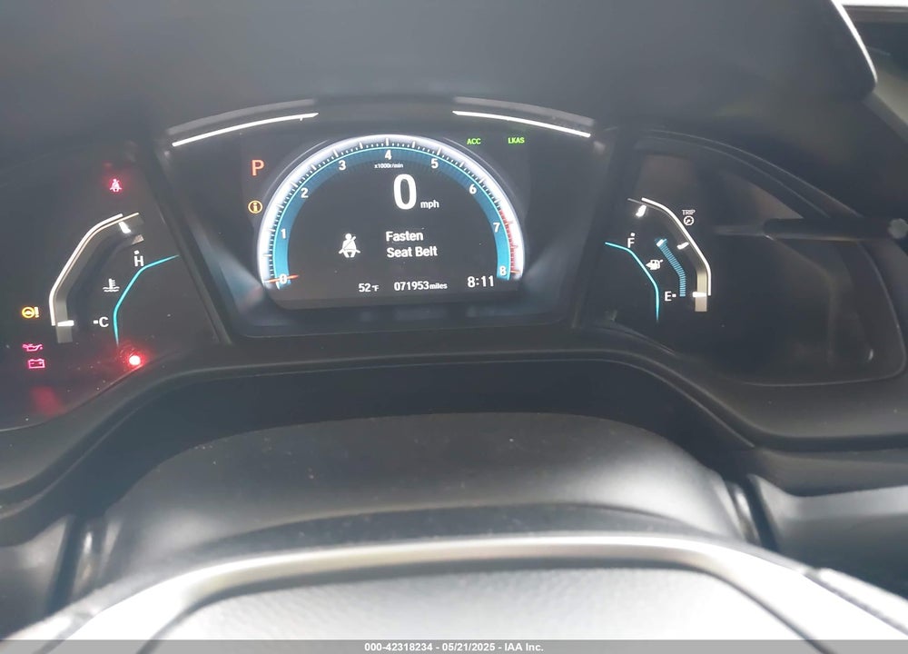 2019 HONDA CIVIC VIN: 2HGFC2F63KH561947