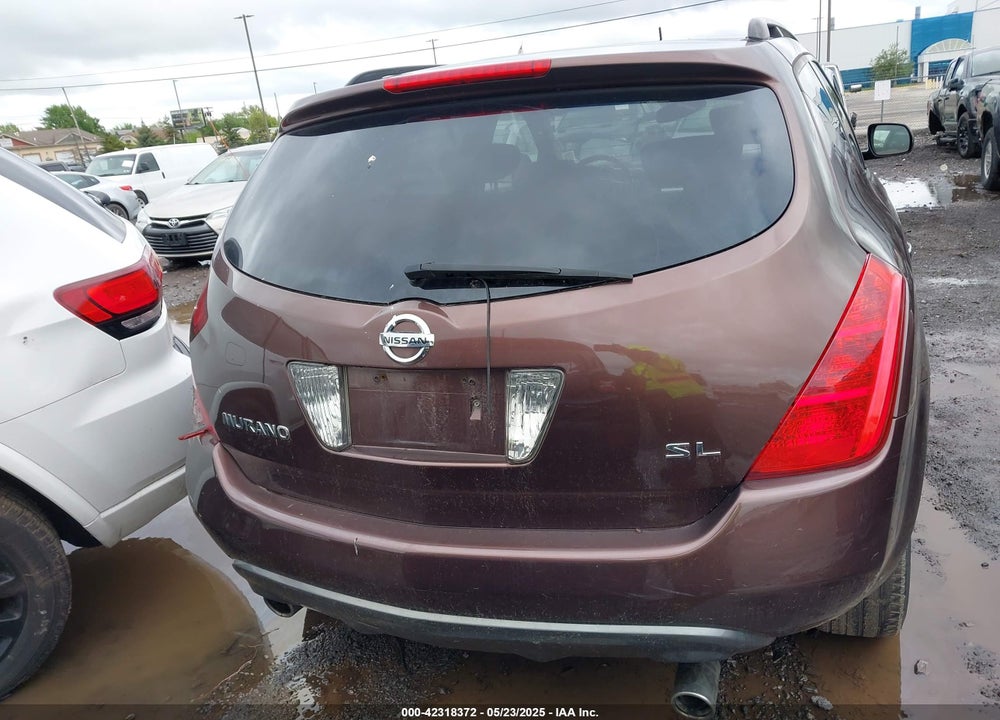 2004 NISSAN MURANO VIN: JN8AZ08TX4W218544