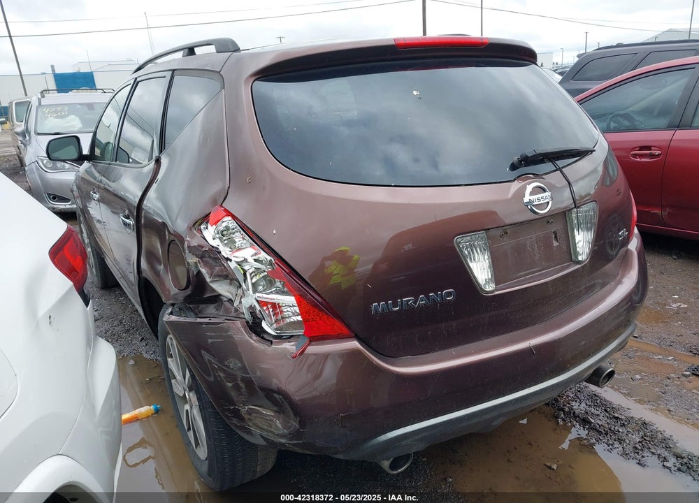 2004 NISSAN MURANO VIN: JN8AZ08TX4W218544