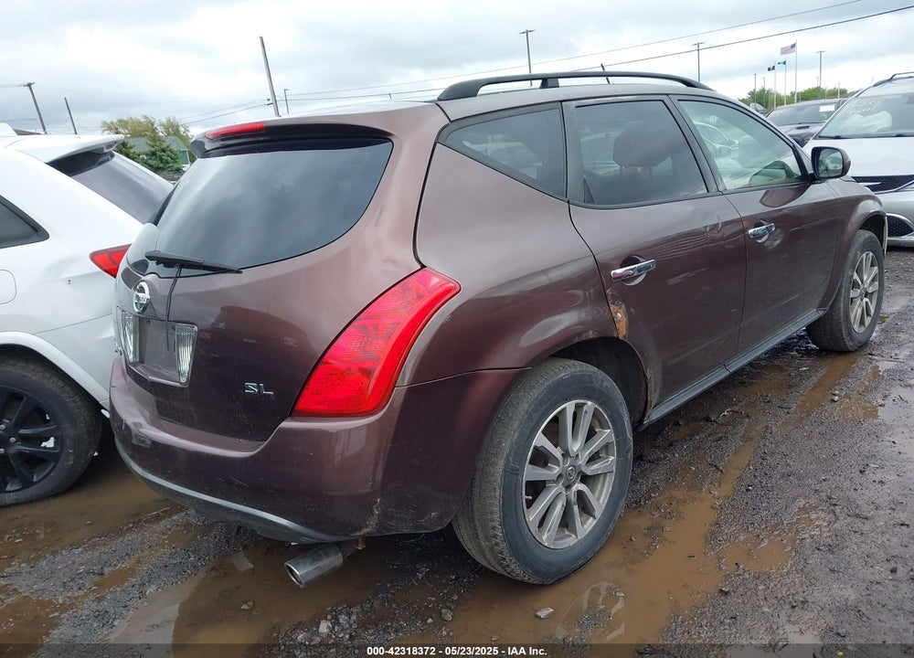 2004 NISSAN MURANO VIN: JN8AZ08TX4W218544