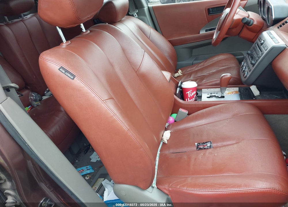2004 NISSAN MURANO VIN: JN8AZ08TX4W218544