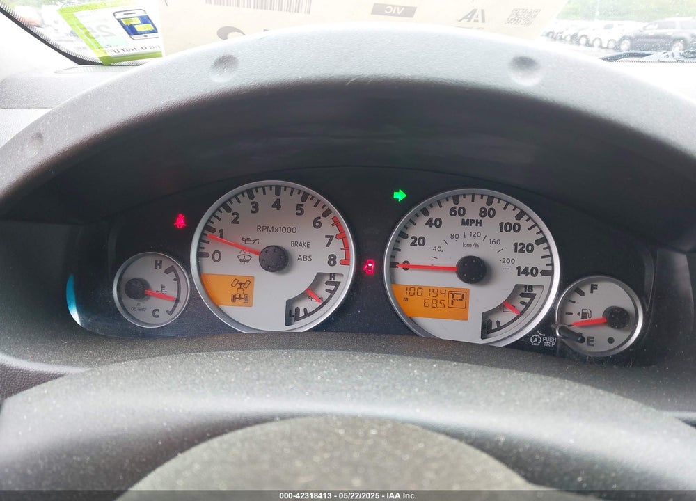 2012 NISSAN XTERRA VIN: 5N1AN0NW6CC526649