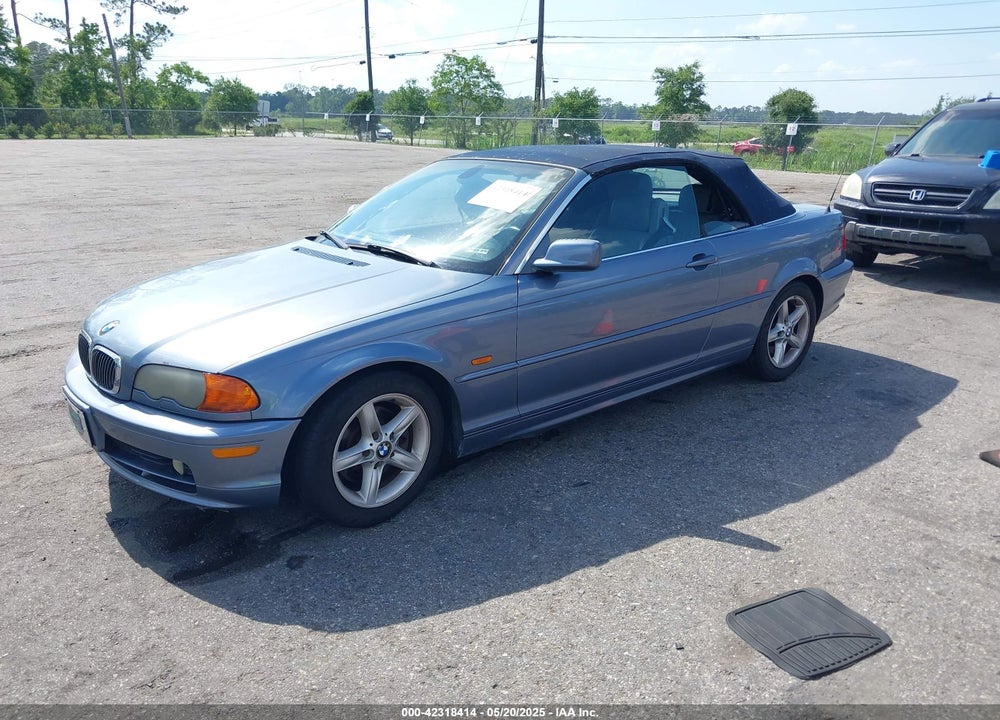 2003 BMW 325CI VIN: WBABS33423PG89117
