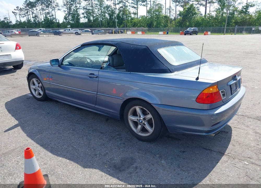 2003 BMW 325CI VIN: WBABS33423PG89117