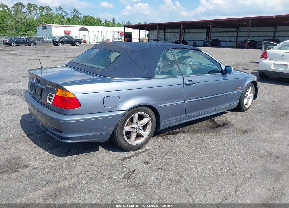 2003 BMW 325CI VIN: WBABS33423PG89117