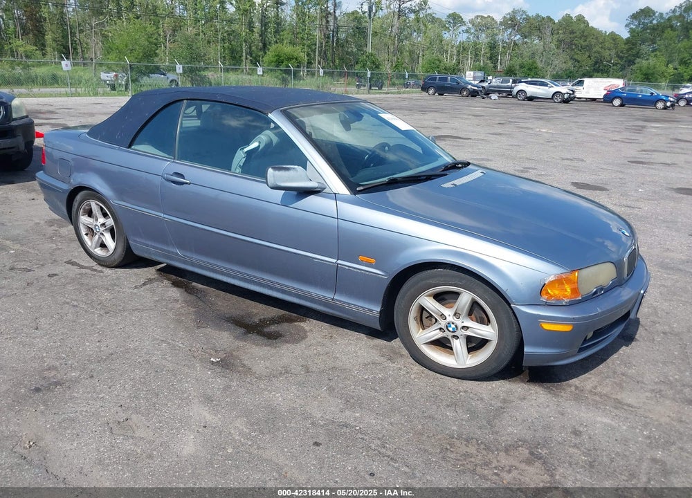 2003 BMW 325CI VIN: WBABS33423PG89117