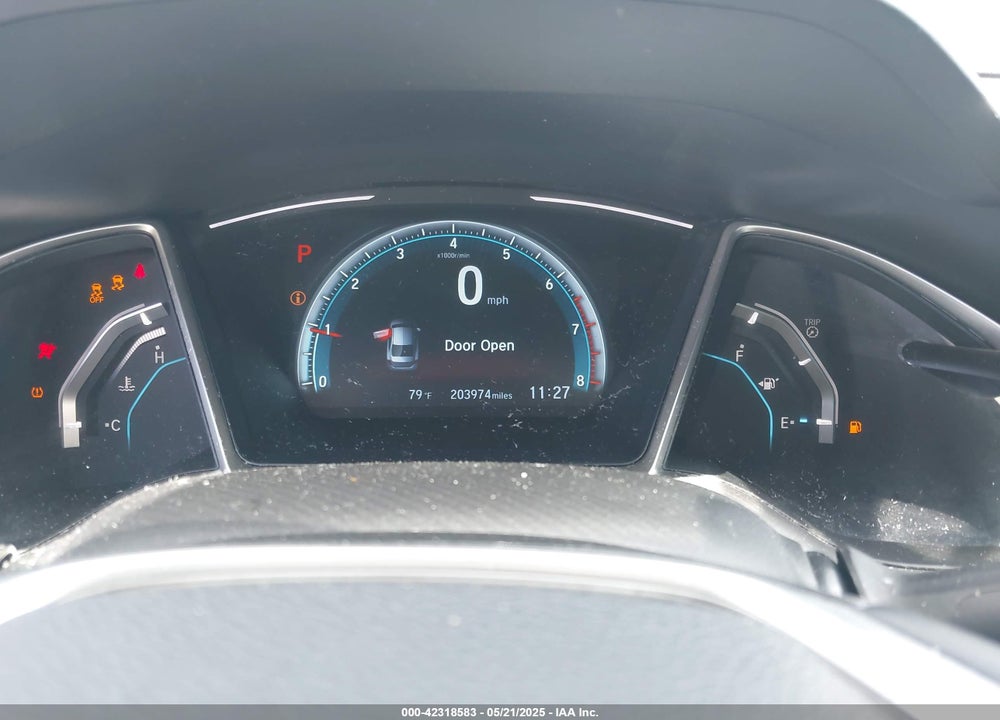 2017 HONDA CIVIC VIN: 19XFC1F77HE005100