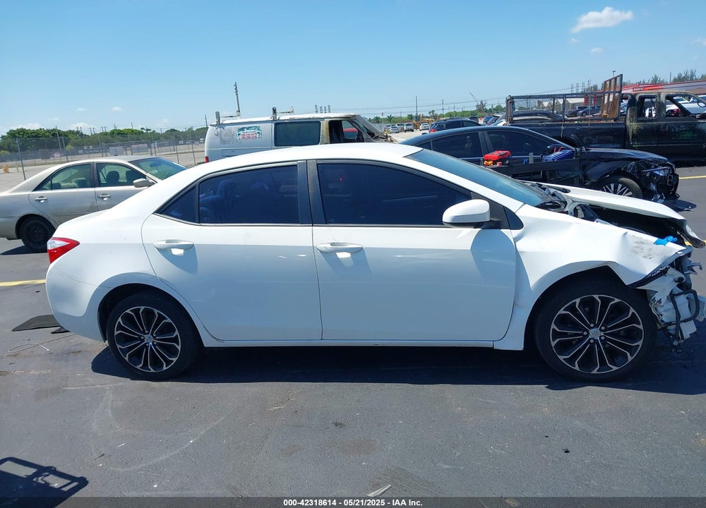 2014 TOYOTA COROLLA VIN: 2T1BURHE6EC128192