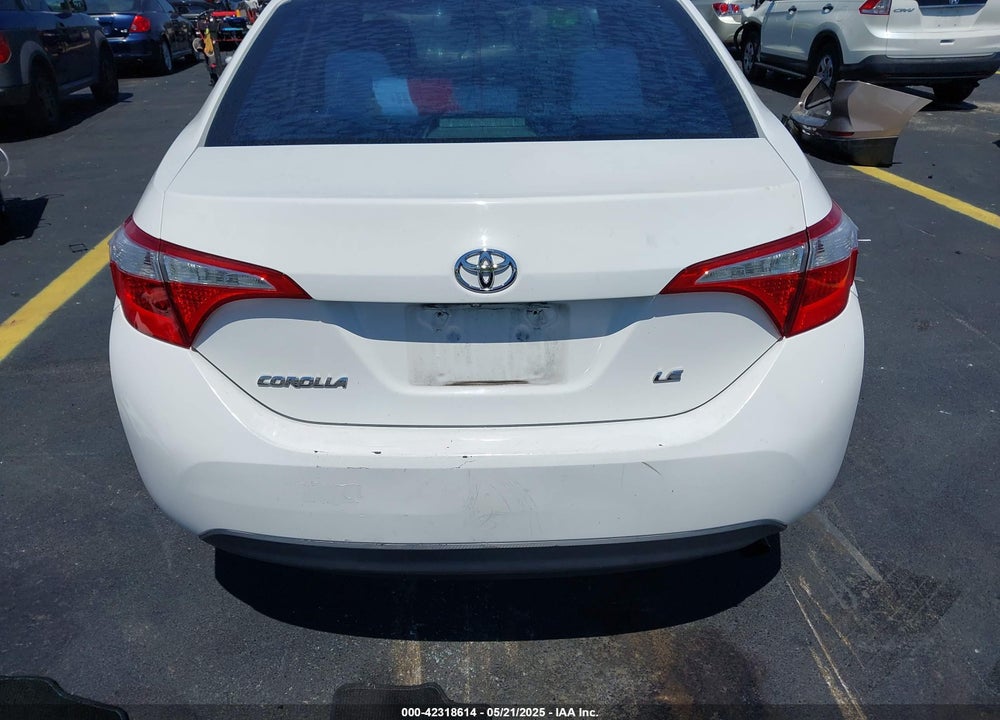 2014 TOYOTA COROLLA VIN: 2T1BURHE6EC128192