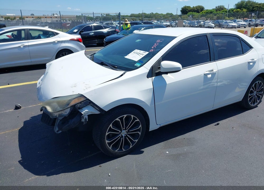 2014 TOYOTA COROLLA VIN: 2T1BURHE6EC128192