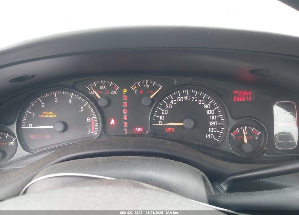 2003 PONTIAC BONNEVILLE SE VIN: 1G2HX52K834118938