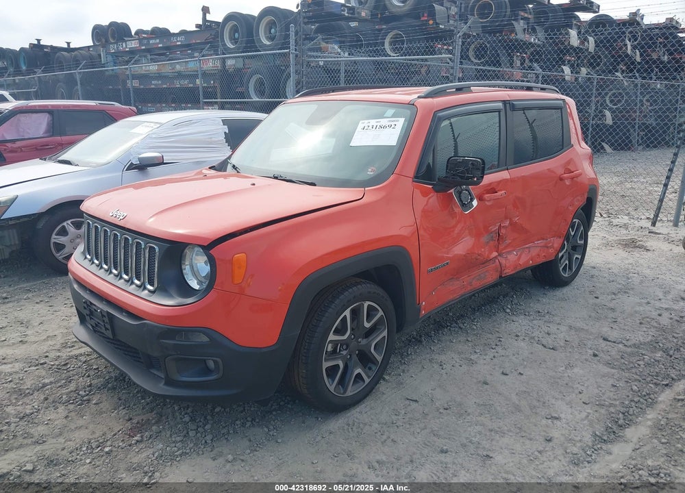 2018 JEEP RENEGADE LATITUDE FWD VIN: ZACCJABBXJPJ67201
