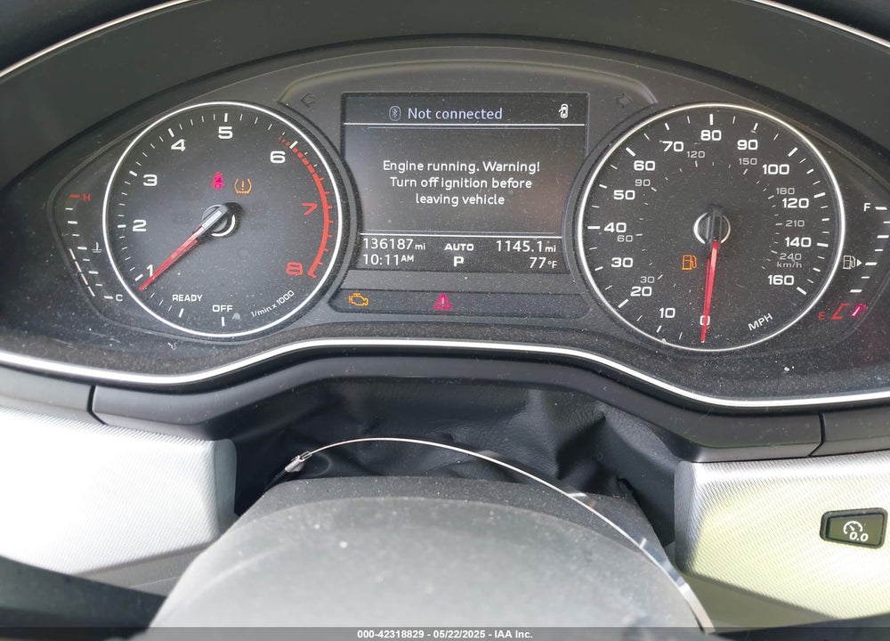 2017 AUDI A4 VIN: WAUGNAF41HN054967