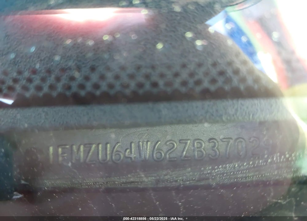 2002 FORD EXPLORER EDDIE BAUER VIN: 1FMZU64W62ZB37029