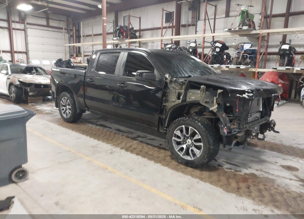 2021 CHEVROLET SILVERADO 1500 4WD SHORT BED RST VIN: 3GCPYEEK9MG279819