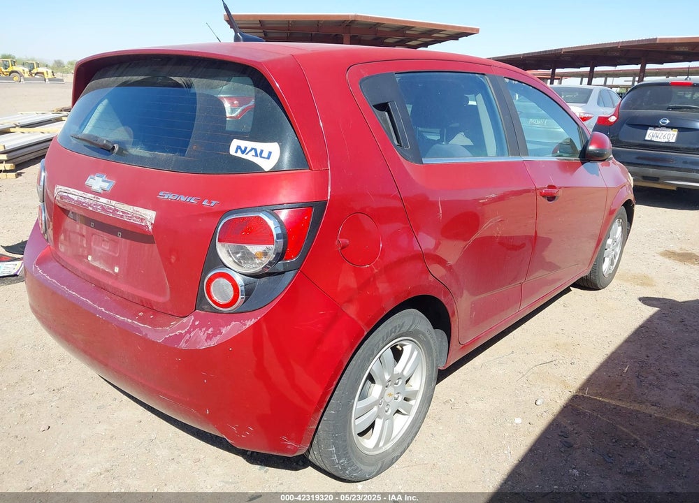 2012 CHEVROLET SONIC 2LT VIN: 1G1JC6SH7C4156138