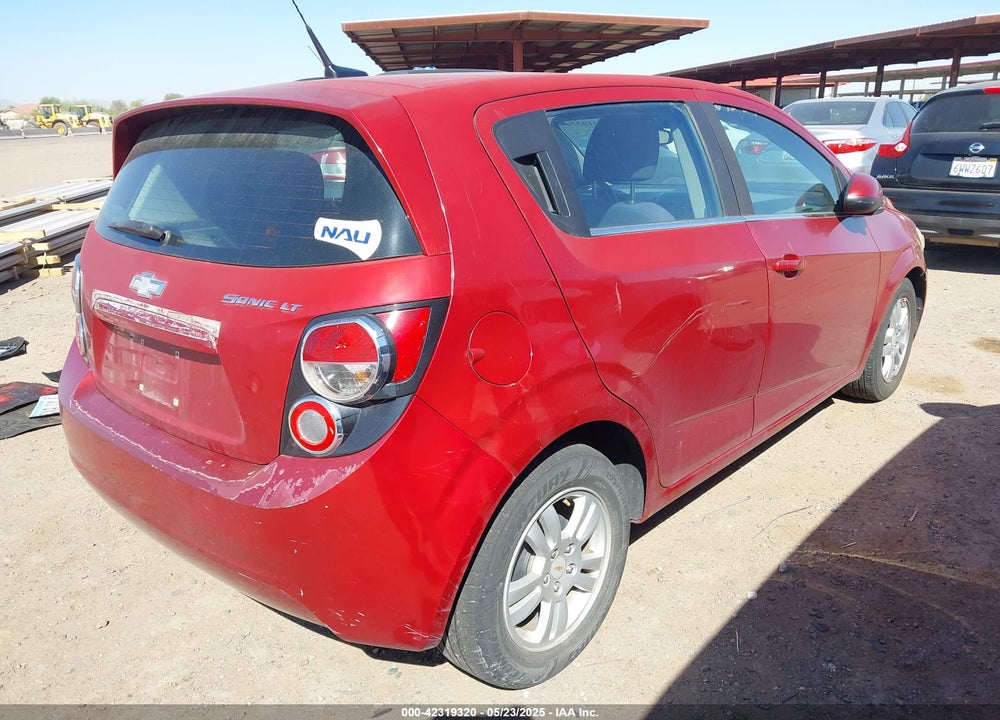 2012 CHEVROLET SONIC 2LT VIN: 1G1JC6SH7C4156138
