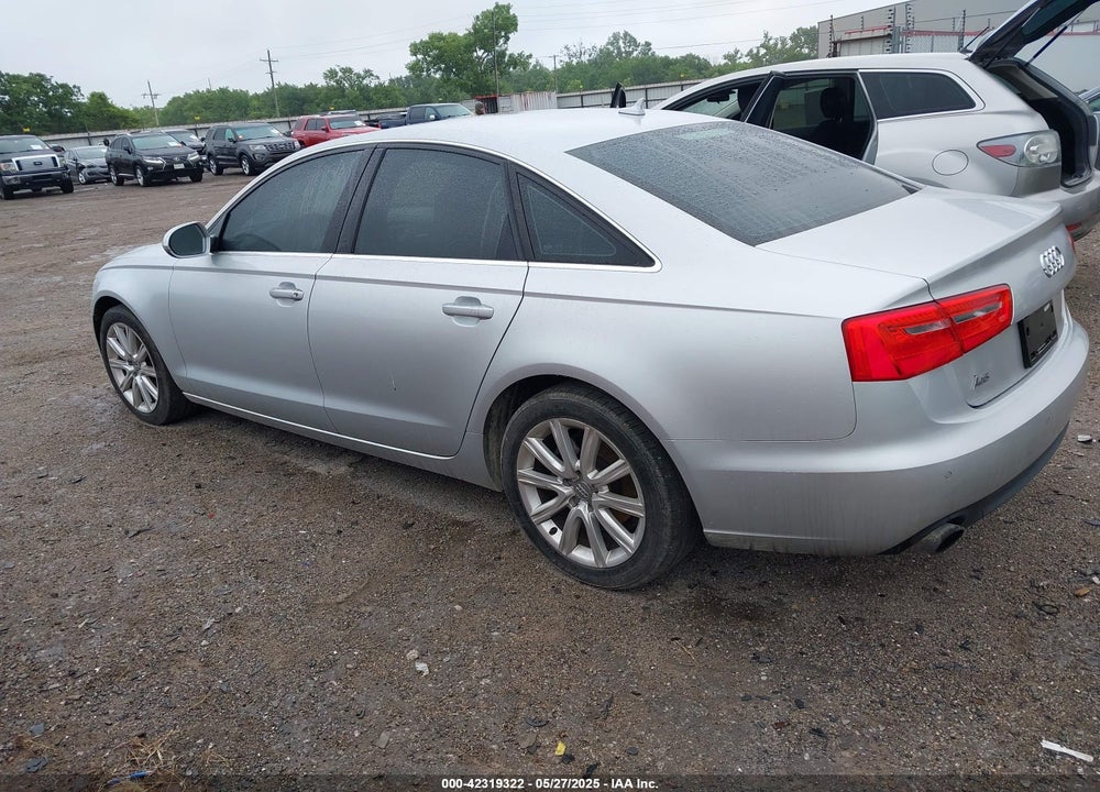 2013 AUDI A6 VIN: WAUGFAFCXDN126473
